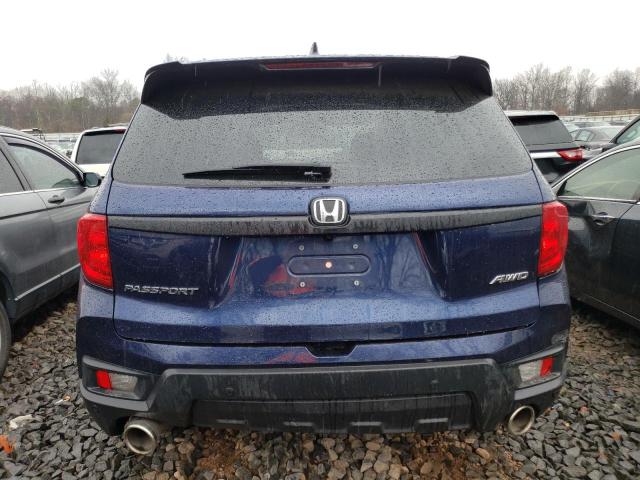 5FNYF8H54NB008885 - 2022 HONDA PASSPORT EXL ლურჯი ფოტო 6
