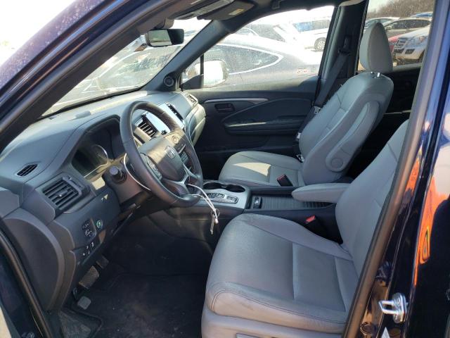 5FNYF8H54NB008885 - 2022 HONDA PASSPORT EXL ლურჯი ფოტო 7