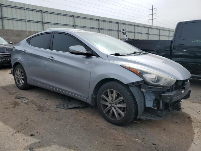 5NPDH4AE8FH639265 - 2015 HYUNDAI ELANTRA SE GRAY photo 4