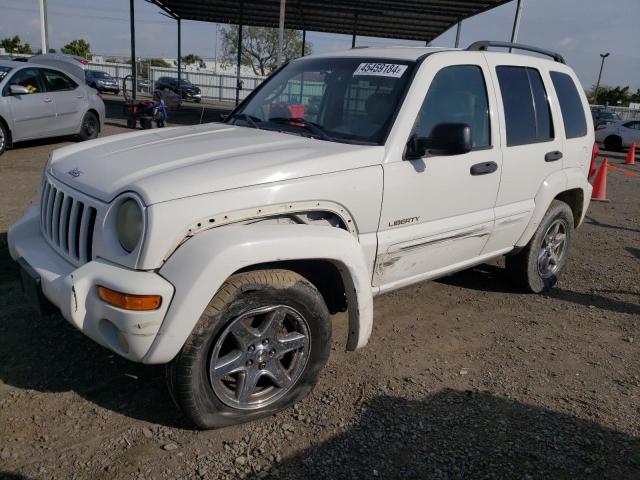 1J8GK58K74W254876 - 2004 JEEP LIBERTY LIMITED WHITE photo 1