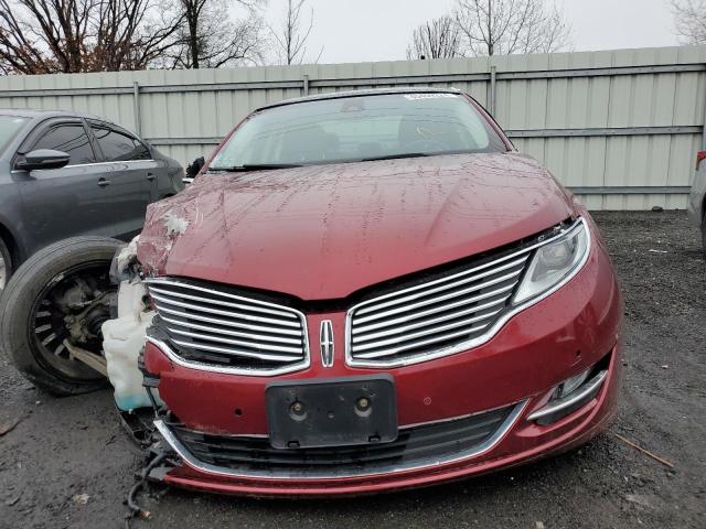 3LN6L2JK7DR812541 - 2013 LINCOLN MKZ RED photo 5