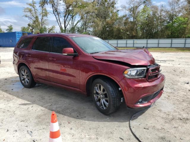 1C4RDHDG4HC740937 - 2017 DODGE DURANGO GT BURGUNDY photo 4