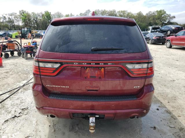 1C4RDHDG4HC740937 - 2017 DODGE DURANGO GT BURGUNDY photo 6