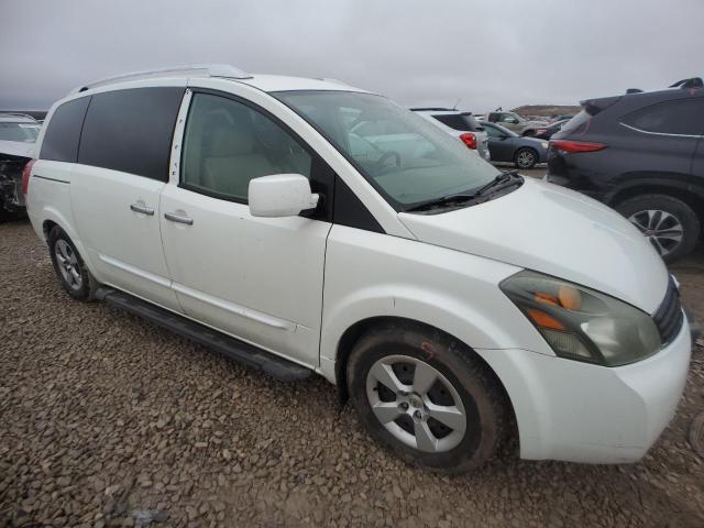 5N1BV28U38N112783 - 2008 NISSAN QUEST S WHITE photo 4