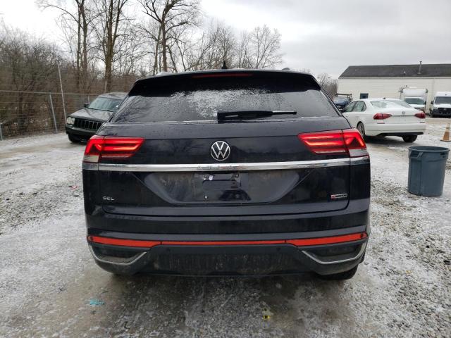 1V21E2CA2LC211031 - 2020 VOLKSWAGEN ATLAS CROS SE BLACK photo 6