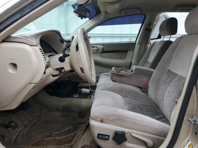 2G1WF52E959104300 - 2005 CHEVROLET IMPALA TAN photo 7