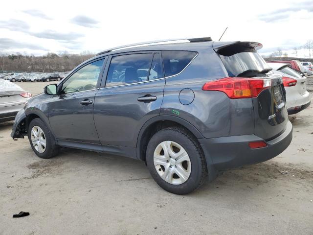 JTMBFREV8FD113728 - 2015 TOYOTA RAV4 LE GRAY photo 2