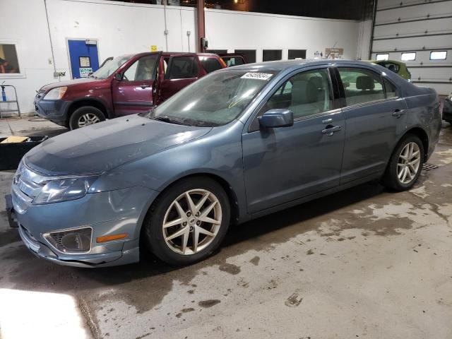 3FAHP0JA2CR346213 - 2012 FORD FUSION SEL BLUE photo 1