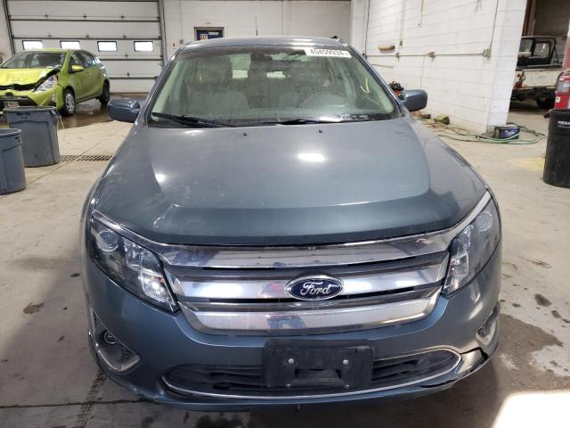 3FAHP0JA2CR346213 - 2012 FORD FUSION SEL BLUE photo 5