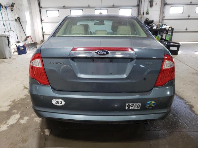 3FAHP0JA2CR346213 - 2012 FORD FUSION SEL BLUE photo 6