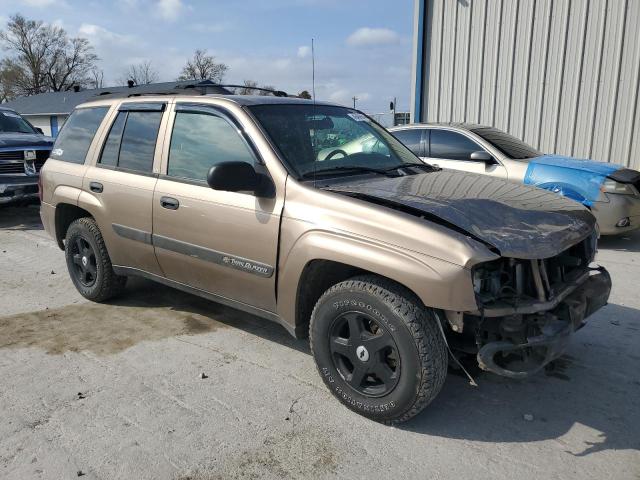 1GNDT13S732246216 - 2003 CHEVROLET TRAILBLAZE TAN photo 4