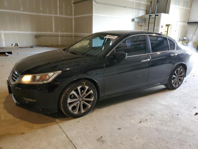 1HGCR2F55EA126164 - 2014 HONDA ACCORD SPORT BLACK photo 1