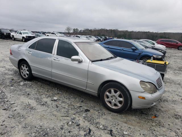 WDBNG75J62A240578 - 2002 MERCEDES-BENZ S 500 SILVER photo 4