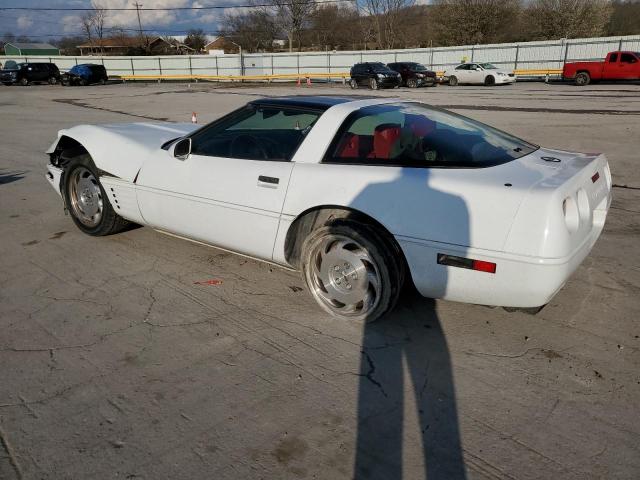 1G1YY23P2P5108044 - 1993 CHEVROLET CORVETTE WHITE photo 2