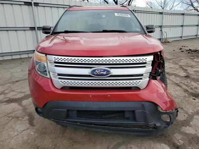 1FMHK7D80BGA60114 - 2011 FORD EXPLORER XLT BURGUNDY photo 5