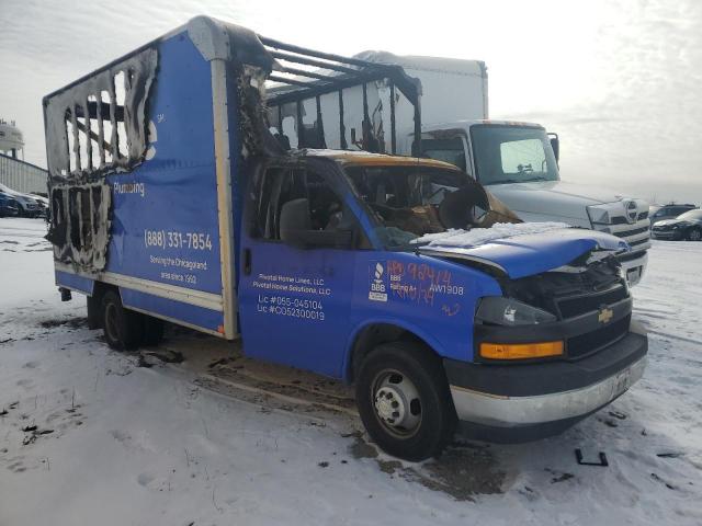 1GB3GSCG7K1264282 - 2019 CHEVROLET EXPRESS G3 ლურჯი ფოტო 4