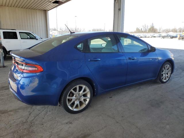 1C3CDFBA7DD117782 - 2013 DODGE DART SXT BLUE photo 3