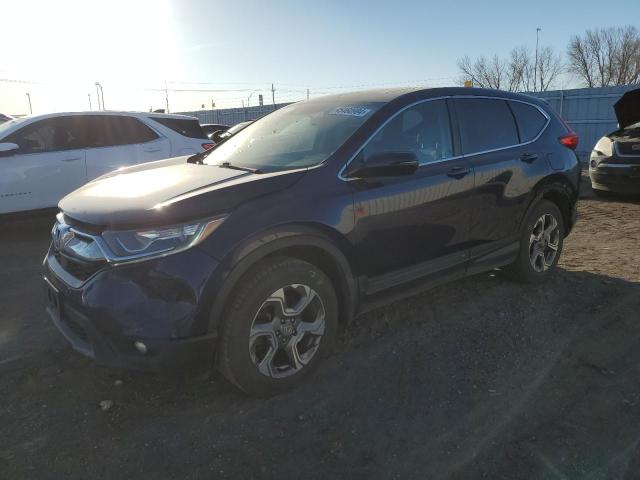 2HKRW2H57JH622861 - 2018 HONDA CR-V EX BLUE photo 1