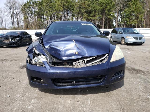 3HGCM56447G709448 - 2007 HONDA ACCORD LX BLUE photo 5