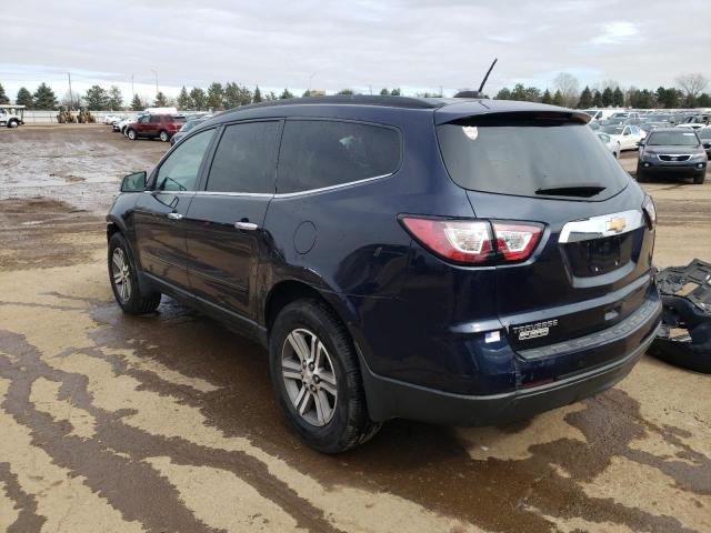 1GNKRHKD1HJ116852 - 2017 CHEVROLET TRAVERSE LT BLUE photo 2