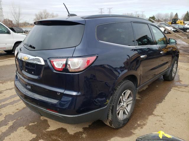 1GNKRHKD1HJ116852 - 2017 CHEVROLET TRAVERSE LT BLUE photo 3