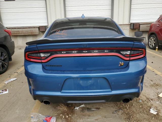 2C3CDXGJ6MH614811 - 2021 DODGE CHARGER SCAT PACK BLUE photo 6