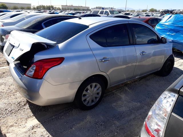 3N1CN7AP6CL825814 - 2012 NISSAN VERSA S SILVER photo 3