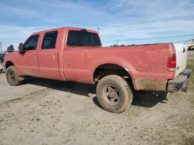 3FTSW31F12MA07633 - 2002 FORD F350 SRW SUPER DUTY RED photo 2