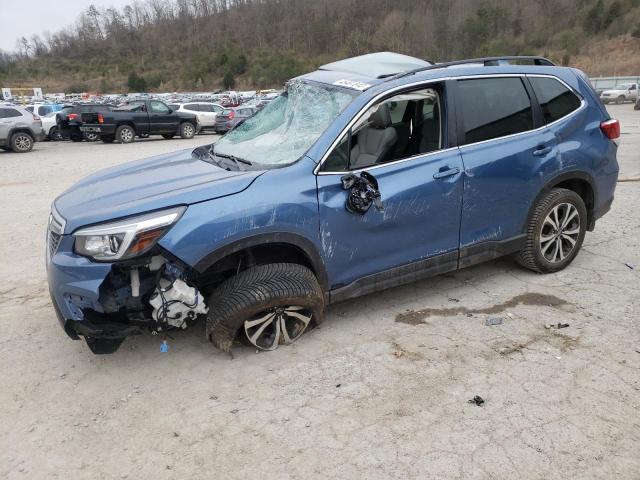 JF2SKAUCXLH566493 - 2020 SUBARU FORESTER LIMITED BLUE photo 1