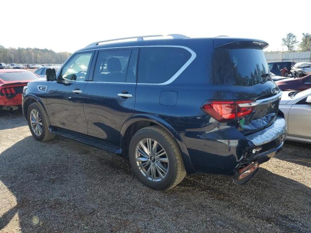 JN8AZ2AF9M9719973 - 2021 INFINITI QX80 LUXE BLUE photo 2