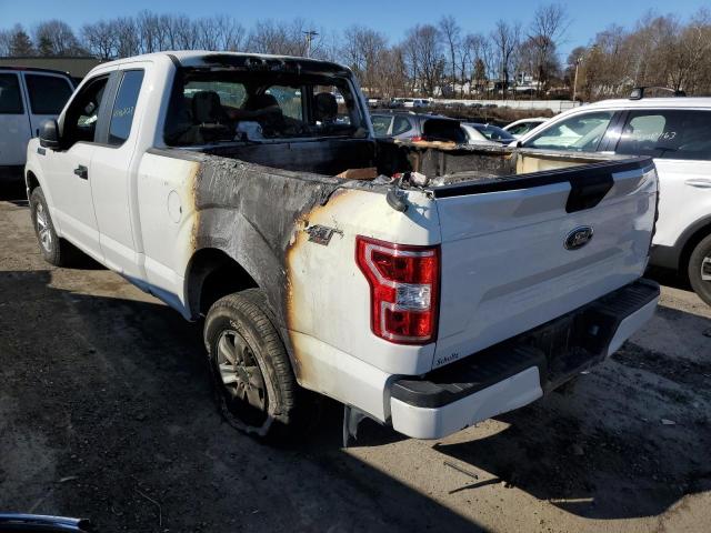 1FTEX1EB8KFA26573 - 2019 FORD F150 SUPER CAB WHITE photo 2