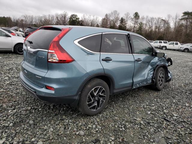 2HKRM4H45GH699049 - 2016 HONDA CR-V SE BLUE photo 3