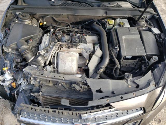 1G11G5SX0DF237851 - 2013 CHEVROLET MALIBU 3LT ნაცრისფერი ფოტო 11