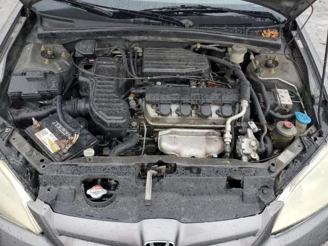 2HGES26764H534011 - 2004 HONDA CIVIC EX SILVER photo 11