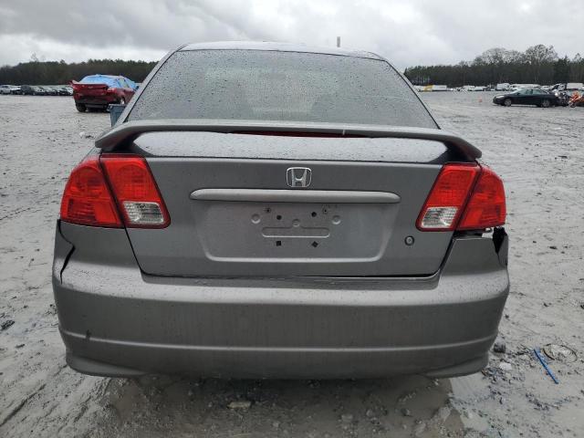 2HGES26764H534011 - 2004 HONDA CIVIC EX SILVER photo 6