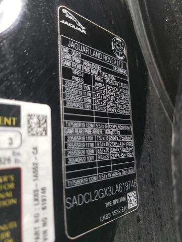 SADCL2GX3LA619746 - 2020 JAGUAR F-PACE R - SPORT BLACK photo 13