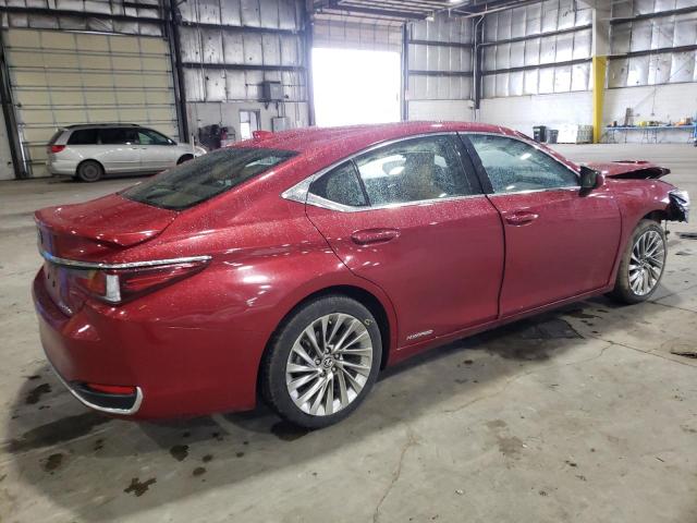 JTHB21B10K2001198 - 2019 LEXUS ES 300H RED photo 3