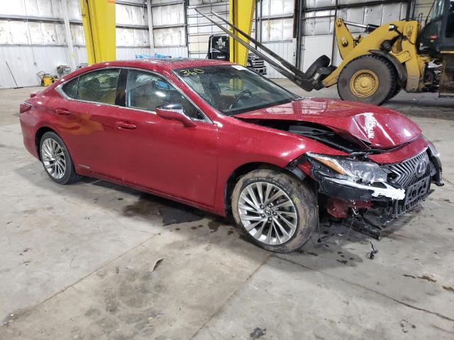 JTHB21B10K2001198 - 2019 LEXUS ES 300H RED photo 4