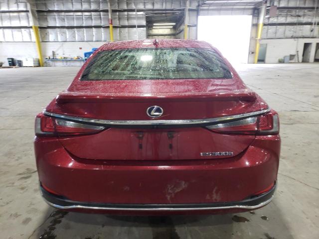 JTHB21B10K2001198 - 2019 LEXUS ES 300H RED photo 6