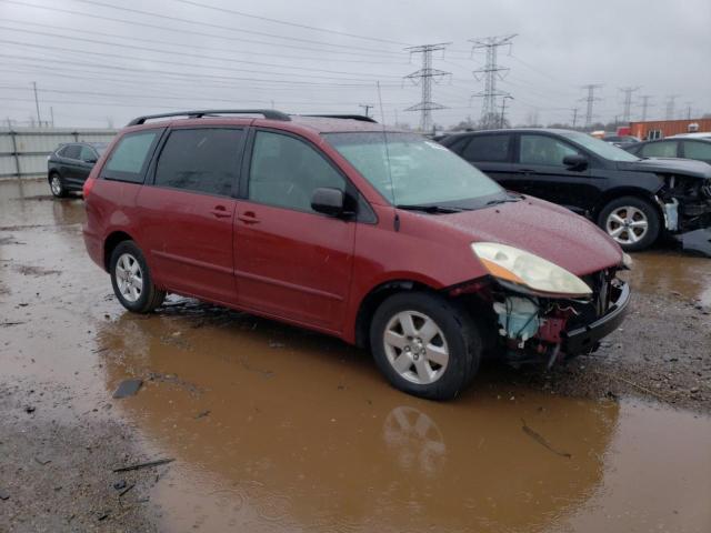 5TDZA23C86S531636 - 2006 TOYOTA SIENNA CE BURGUNDY photo 4