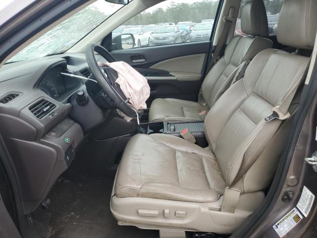 5J6RM3H76EL006061 - 2014 HONDA CR-V EXL TAN photo 7