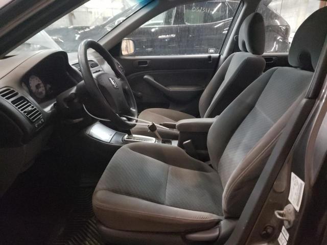 2HGES163X5H008487 - 2005 HONDA CIVIC DX VP GRAY photo 7