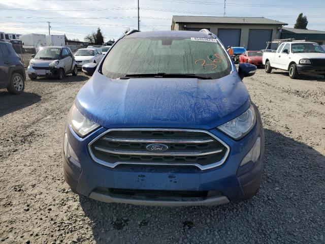 MAJ6P1WL0JC178011 - 2018 FORD ECOSPORT TITANIUM BLUE photo 5