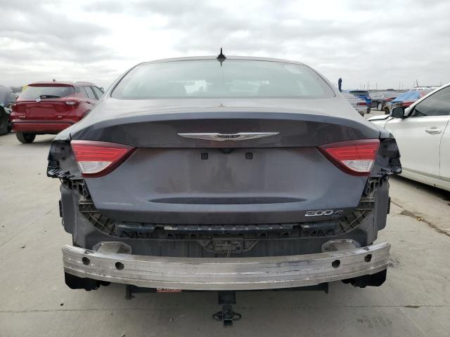 1C3CCCBB7FN760690 - 2015 CHRYSLER 200 S GRAY photo 6