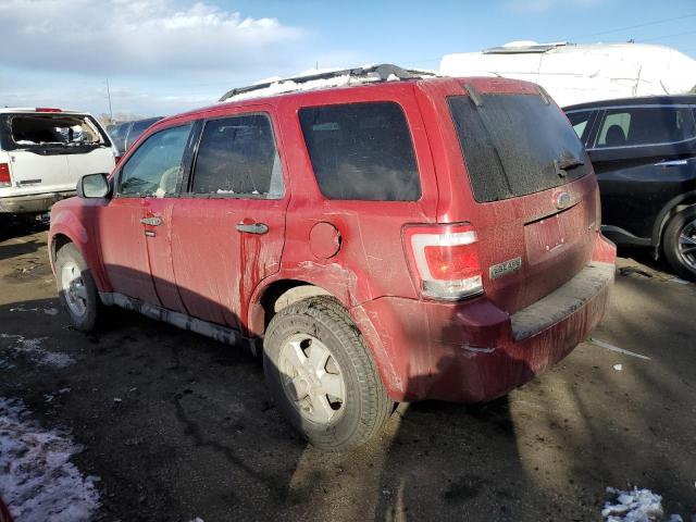 1FMCU93G39KB62071 - 2009 FORD ESCAPE XLT RED photo 2