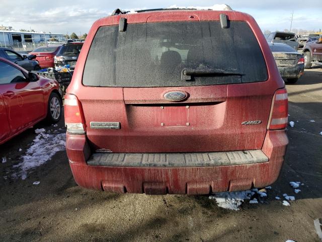 1FMCU93G39KB62071 - 2009 FORD ESCAPE XLT RED photo 6