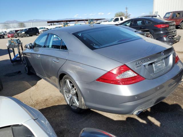 WDDDJ7CB7AA162679 - 2010 MERCEDES-BENZ CLS 550 SILVER photo 2