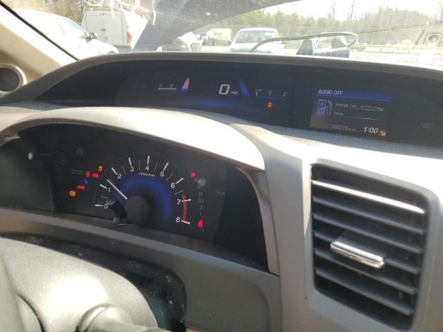 2HGFB2F92CH506310 - 2012 HONDA CIVIC EXL ბურგუნდია ფოტო 9