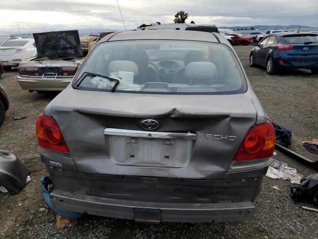 JTDBT123135034761 - 2003 TOYOTA ECHO CHARCOAL photo 6