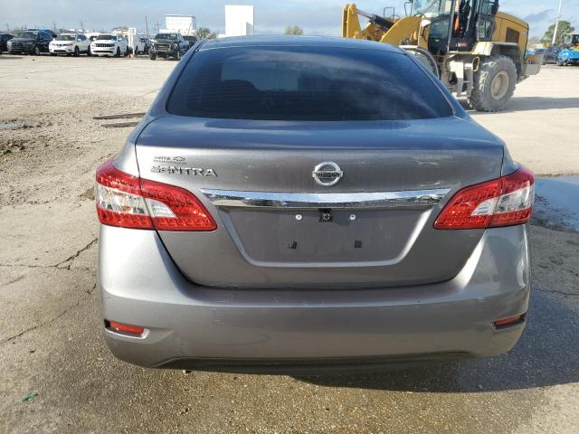 3N1AB7AP0FY375987 - 2015 NISSAN SENTRA S GRAY photo 6